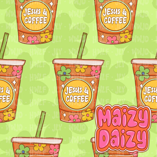 Jesus & coffee green