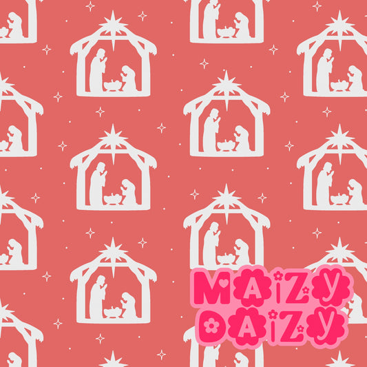 Nativity red