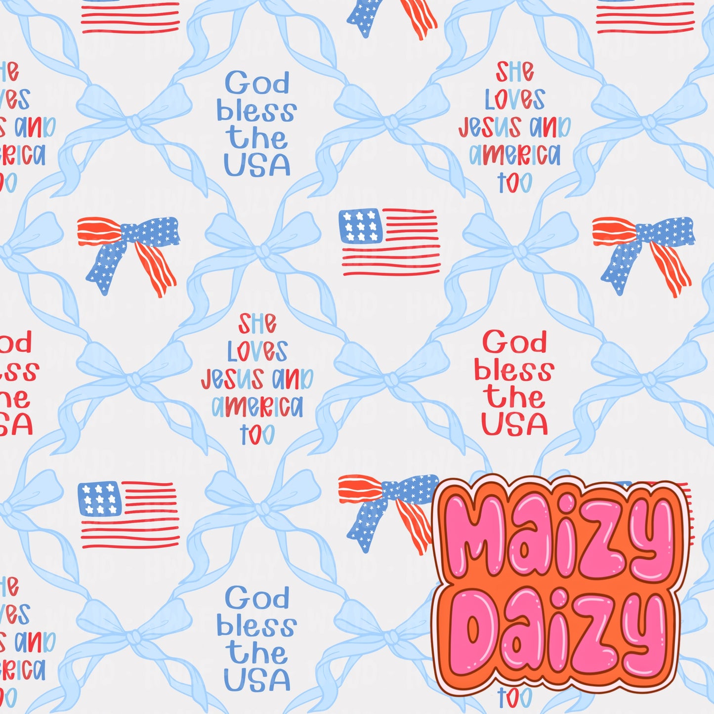 She loves Jesus and America too
