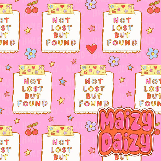 MD x CRD Not lost but found pink