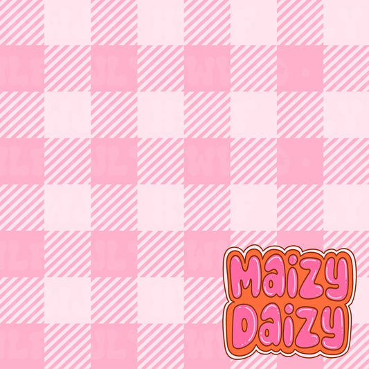 Pink gingham