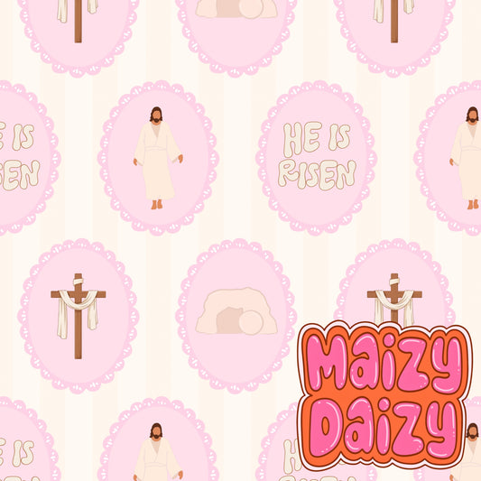 Pink oval frames
