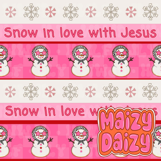 Snow in love with Jesus