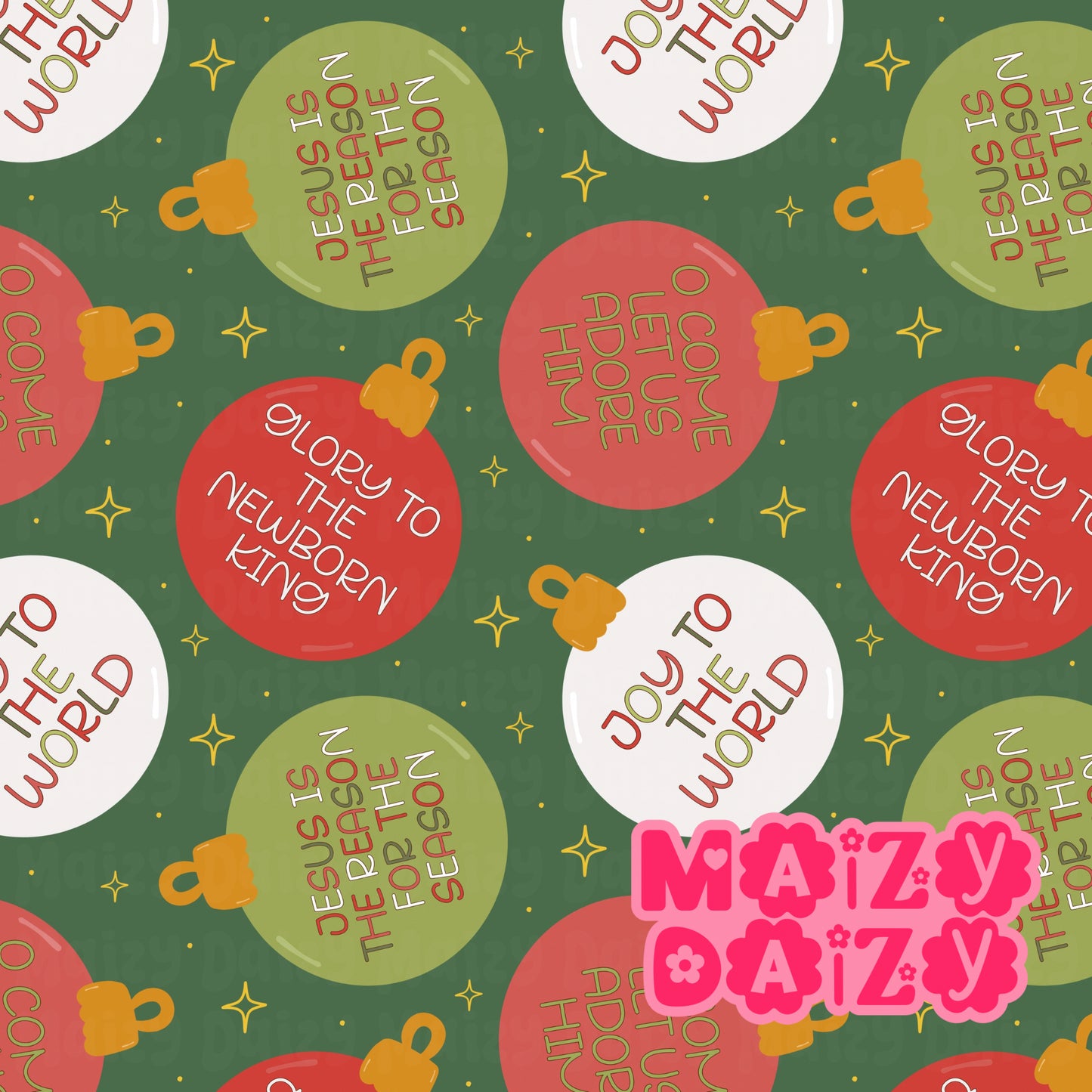 Ornaments green