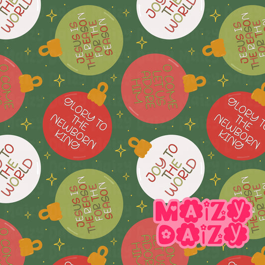 Ornaments green