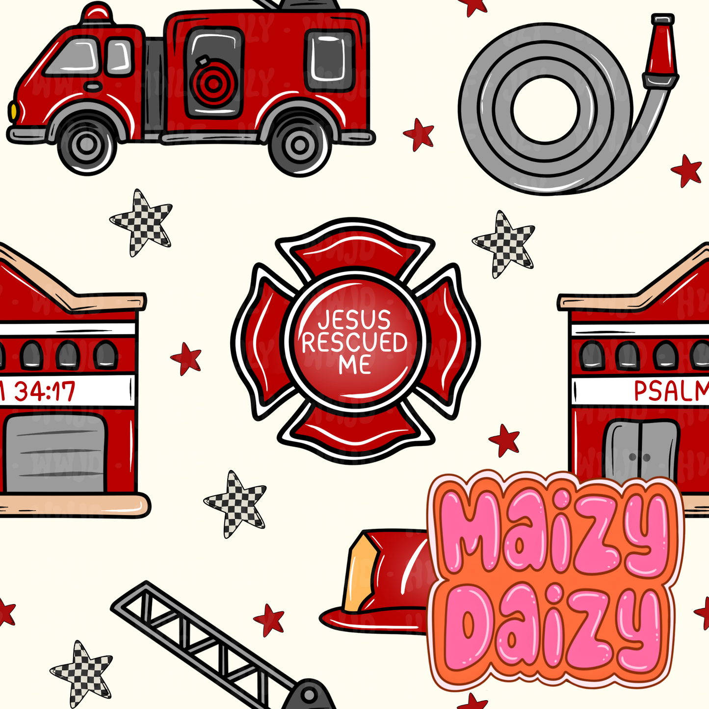 MD x CRD white fire truck