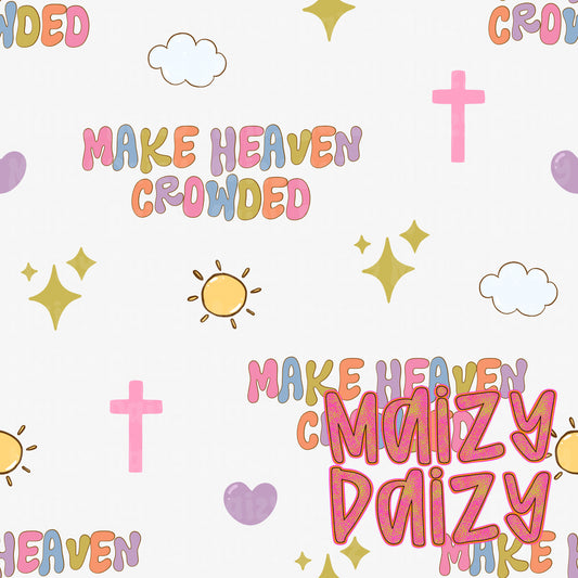 Girl Make Heaven crowded white