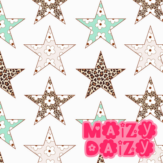 White stars